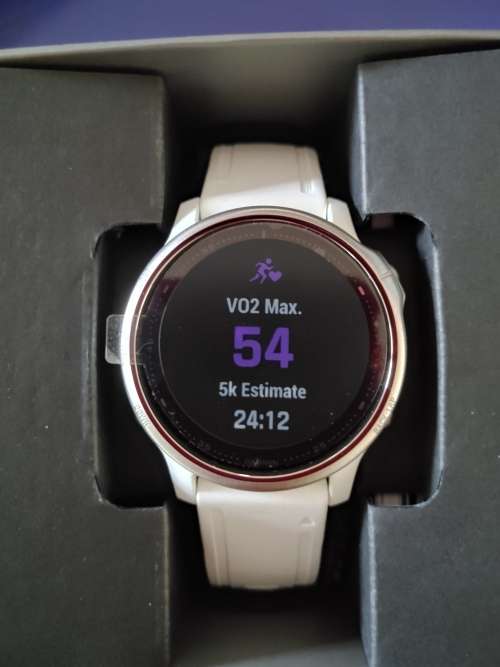 Garmin Fenix 6s Outdoor Smartwatch 42mm - Silver with White Band