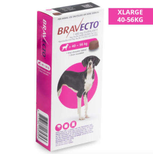 Bravecto Chewy Tablet for X-Large Dog - (>40-56Kg)