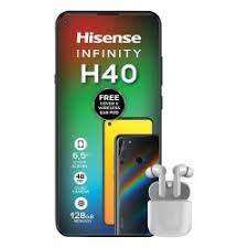 Hisense Infinity H40 128GB Dual Sim - Black With TWS Earphones