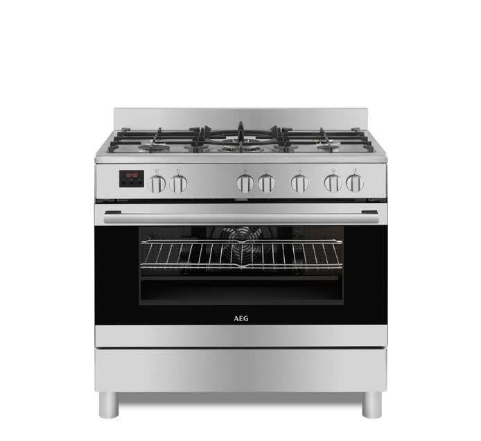 AEG 900 mm 5-Burner Gas/Electric Stove - Brand New