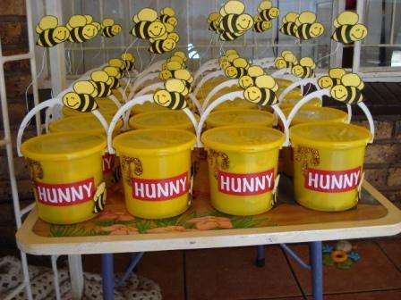 Yellow party pack buckets