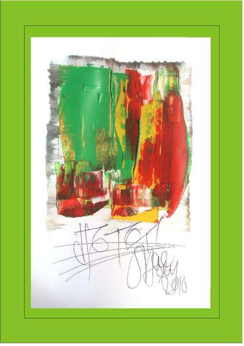 Shane Harty abstract 21x29 A4 R58 postage at R1.00 each or R28 for R50 and more