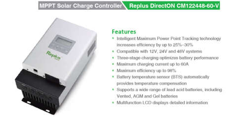 SOLAR CHARGER REPLUS 50A