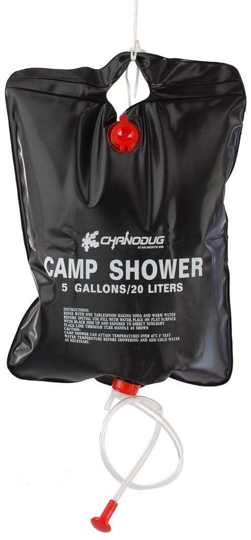 New Camping Hiking Solar Shower Bag 20L