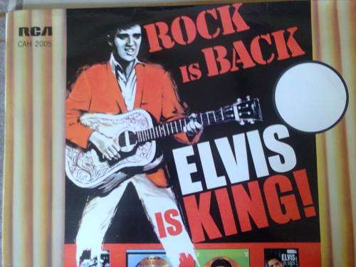 ROCK IS BACK LP - ELVIS IS KING - EXCELLENT CONDITION