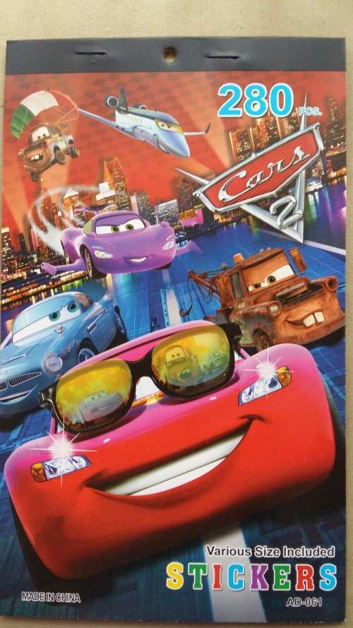 Cars sticker book(280 stickers)