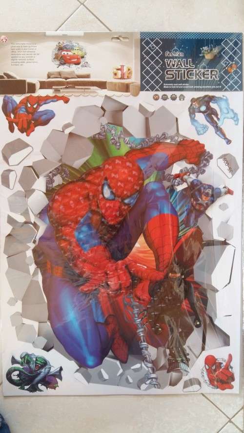 Spiderman large sticker- Great for decor