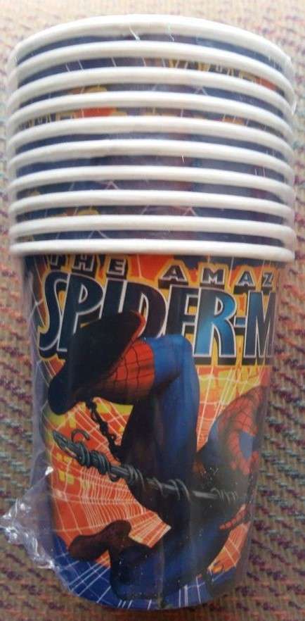 Spiderman party cups(10)