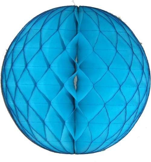 Honeycomb paper ball- 20CM-  BLUE