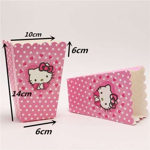 Hello Kitty Popcorn Boxes (10 BOXES PER PACK)