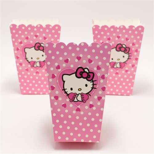 Hello Kitty Popcorn Boxes (10 BOXES PER PACK)