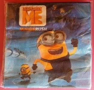 Minion party serviettes(10)