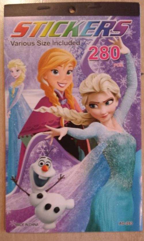 Frozen sticker book(280 stickers)