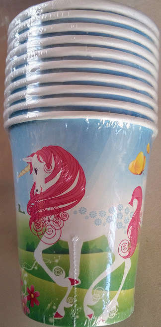 Unicorn party cups (10)