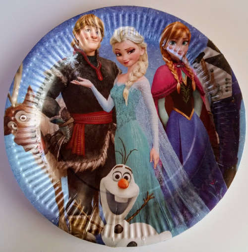 Frozen party plates(10)
