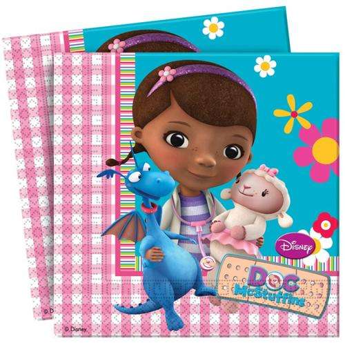 Doc Mcstuffins party serviettes