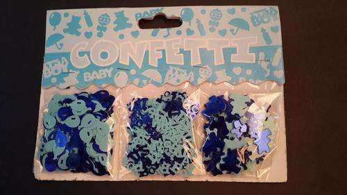 Baby shower confetti (boy)