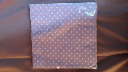 Pink polka dot serviettes