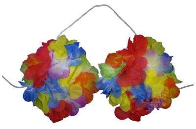 Hawaiian flower bra
