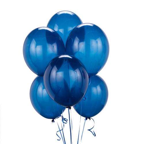 Helium quality balloons- 10 per pack- BLUE