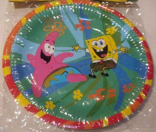 Spongebob party plates(10)