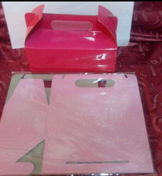 Party Boxes (5 BOXES PER PACK)- LIGHT PINK