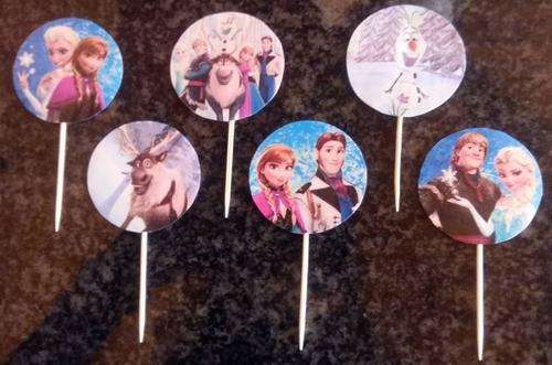 Frozen party cupcake toppers- 10 per pack