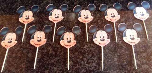 Mickey mouse party cupcake toppers- 10 per pack