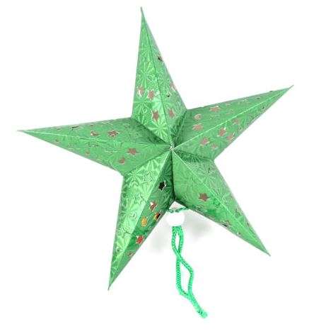 Hanging Star Lantern- Green
