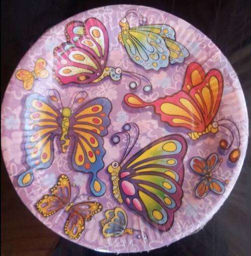Butterfly party plates (10)