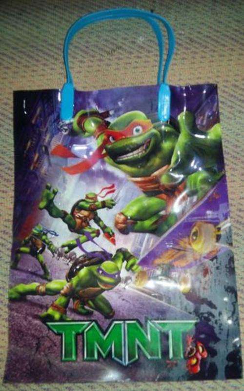 Teenage Mutant Ninja Turtles(TMNT) party gift bags/ goodies bag- 18cm by 24cm-Plastic