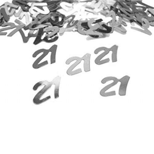 21st birthday confetti- SILVER- Was R18 NOW R10