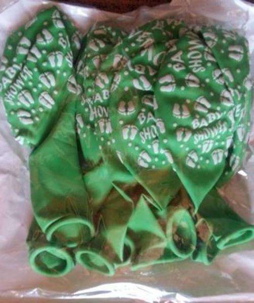 Baby shower balloons- GREEN(10)