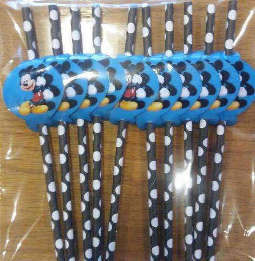 Mickey Mouse party Straws- 10 per pack