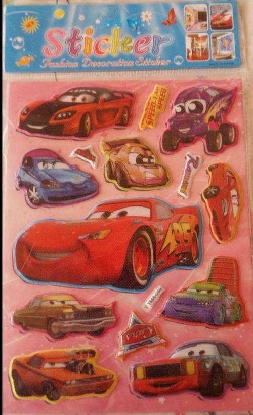 Disney Cars puffy sticker sheet