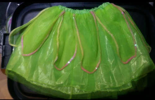 Girls Tinkerbell tutu skirt