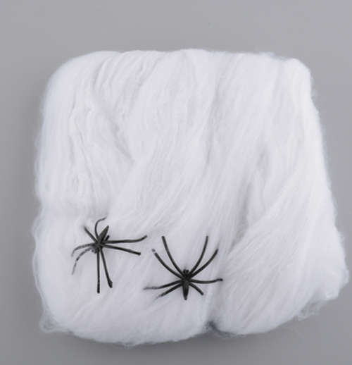 Halloween Cotton Spider web- BLACK