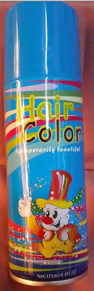 Temporary Hair Colour/ hairspray- BLUE (125ml)