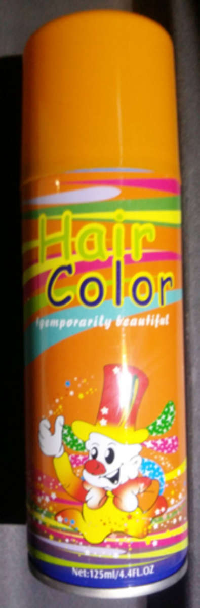 Temporary Hair Colour/ hairspray- ORANGE (125ml)