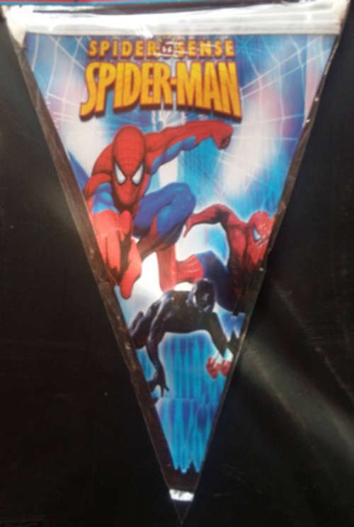 Spiderman party Triangle/flag Banner