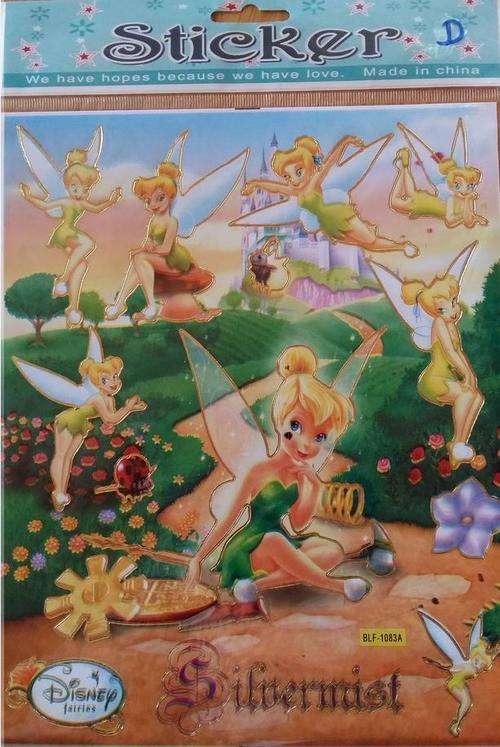 Tinkerbell sticker sheet