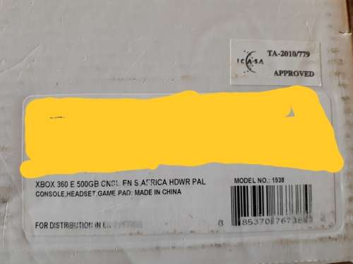 Xbox 360E 500gb + 6Games