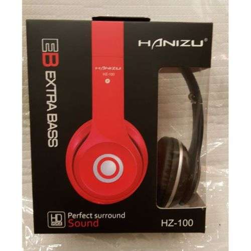 EXTRA BASS WIRED HANIZU PERFECT SOUND COLLAPSIBLE FOLDING HEADPHONES