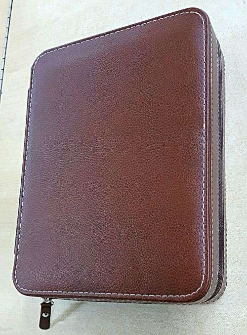 8 SLOT ZIPPERED TRAVEL WATCH CASE / ORGANIZER / STORAGE