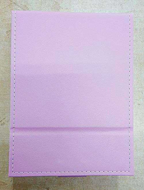 PORTABLE COSMETIC MIRROR WITH RECHARGEABLE LED LIT BORDER AND JEWELRY STORAGE BOX* pink