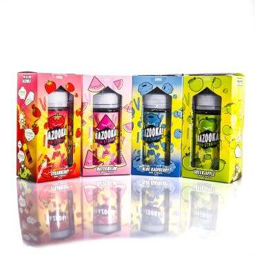 BAZOOKA SOUR STRAWS VAPE JUICE / E-LIQUID / E-JUICE / 3 BOTTLES * 3MG 200ML *