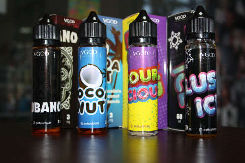 VGOD SOURLICIOUS+CUBANO+COCOANUT+LUSHICE 0MG 60ML VAPE JUICE E LIQUID 4 PACK DEAL