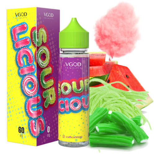 VGOD SOURLICIOUS+CUBANO+COCOANUT+LUSHICE 0MG 60ML VAPE JUICE E LIQUID 4 PACK DEAL