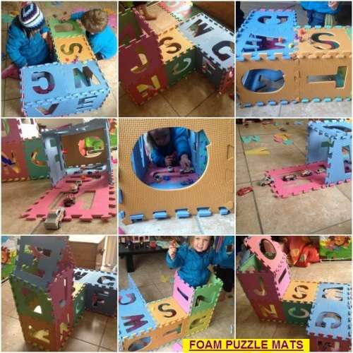 10 PCS FOAM PUZZLE PLAY MATS 0-9 SET PLUS FREE DISPOSABLE FACE MASK