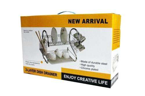 2 TIER DISH DRAINING RACK